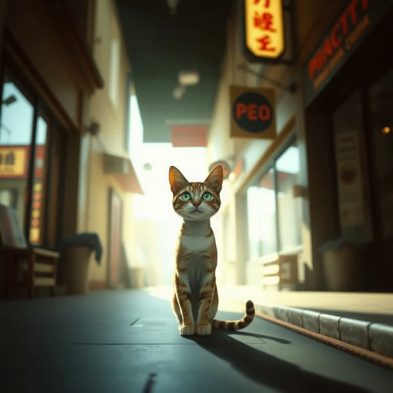 Little cat dont bite me artwork