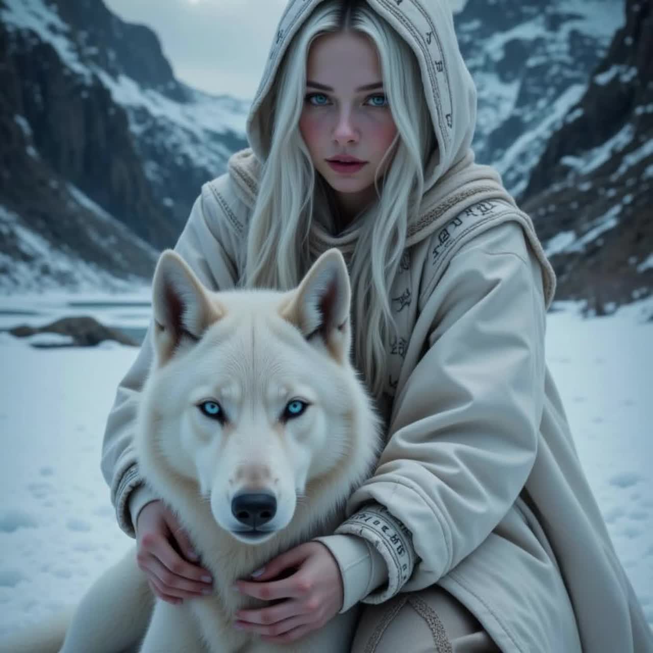 White Wolf, Wise Wolf artwork