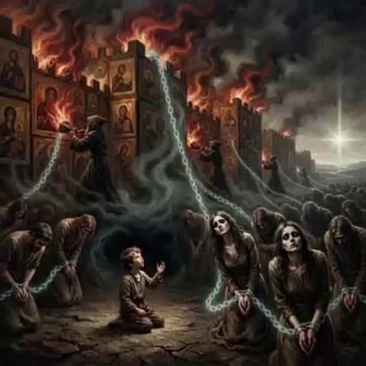 Dogmat płonie artwork