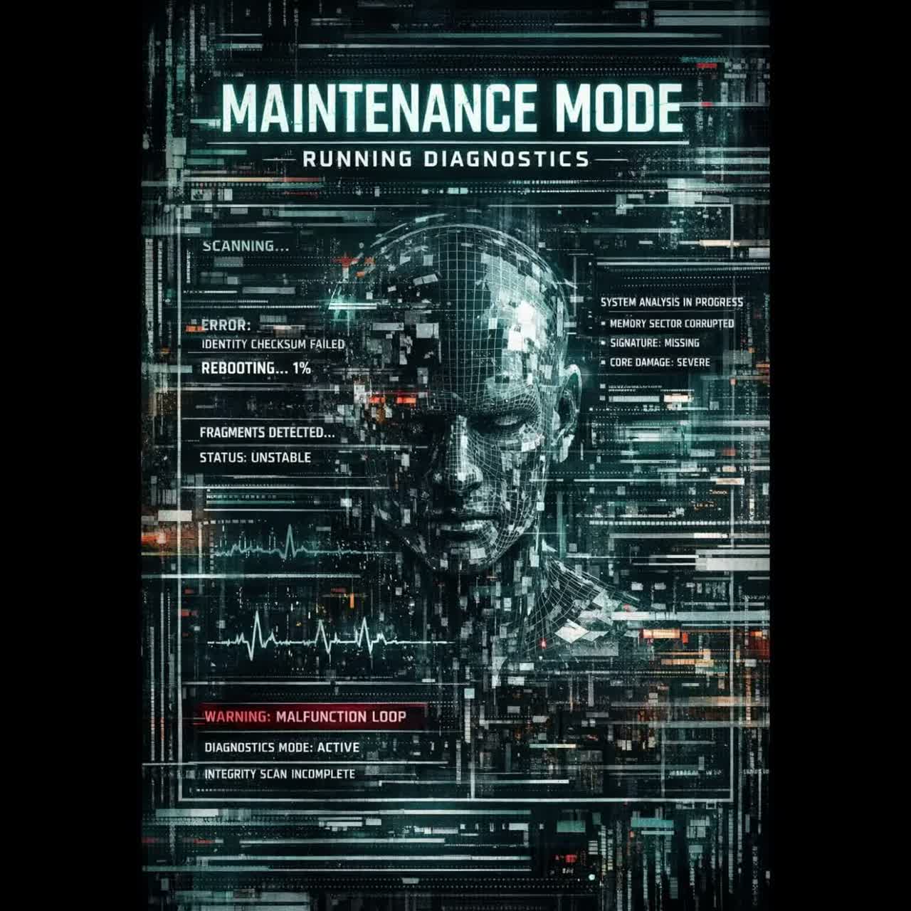 Maintenance mode - running diagnostic artwork