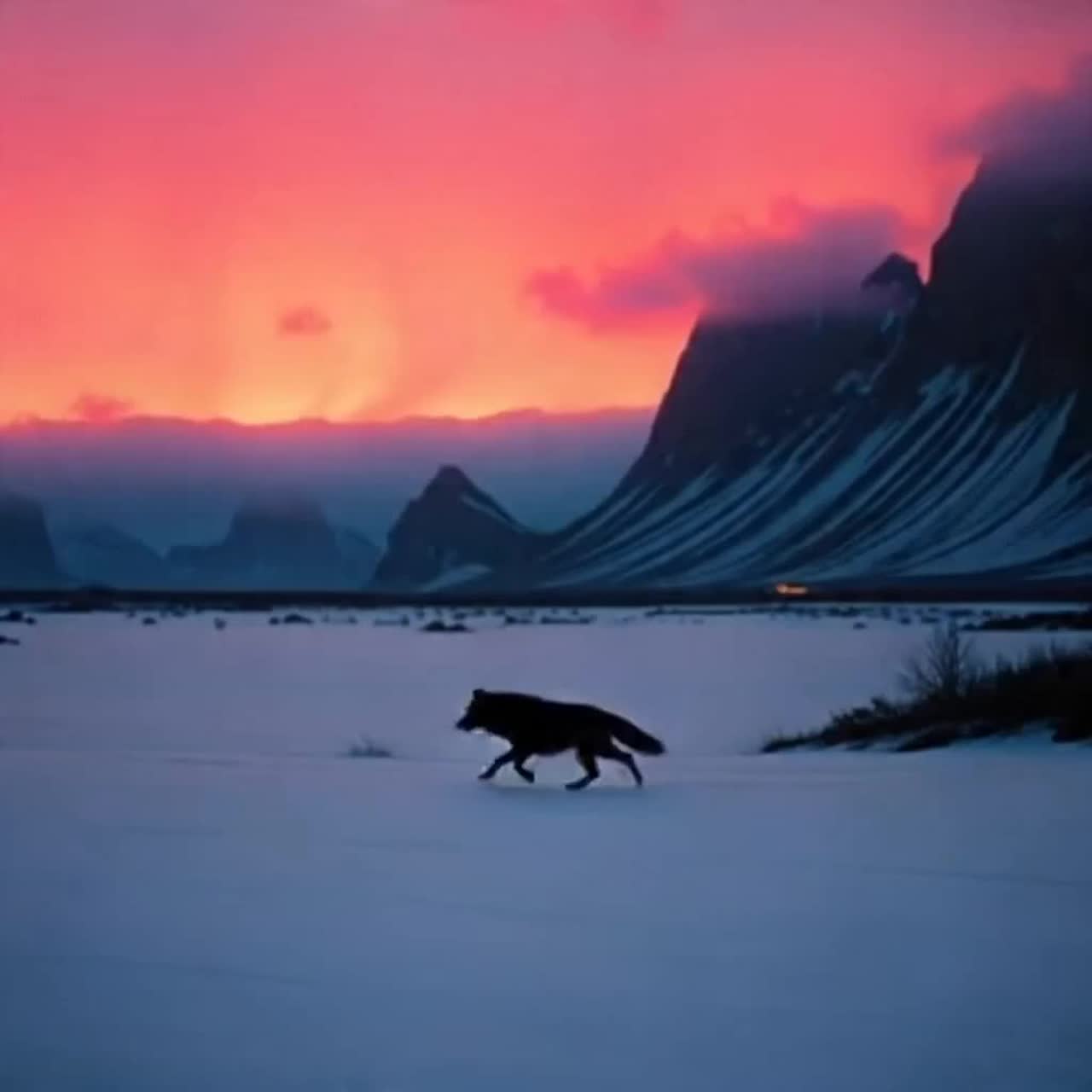 RUN, WOLF artwork