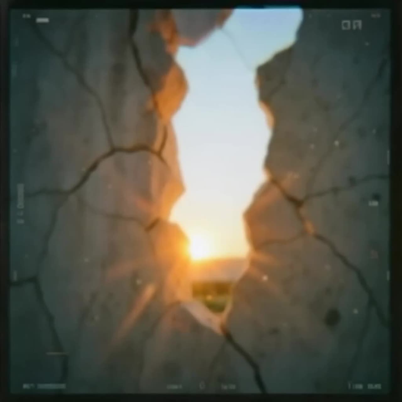 Break through the wall artwork