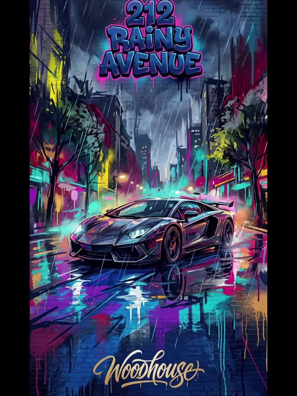 212 Rainy Avenue - Original artwork
