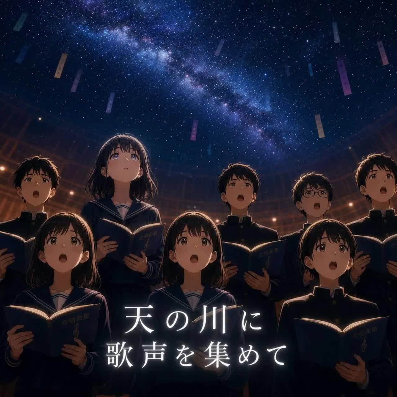 天の川に歌声を集めて (合唱) / Gather Voices for the Milky Way (Choir) artwork