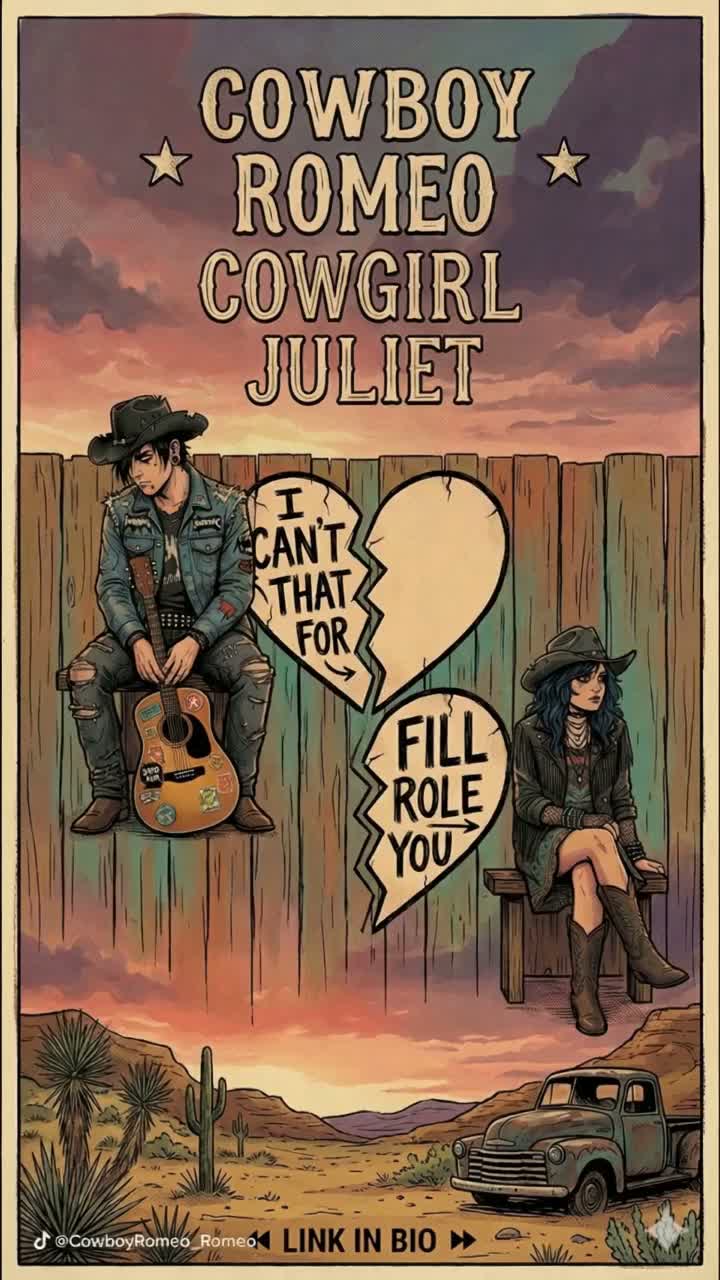 Cowboy Romeo, Cowgirl Juliet artwork