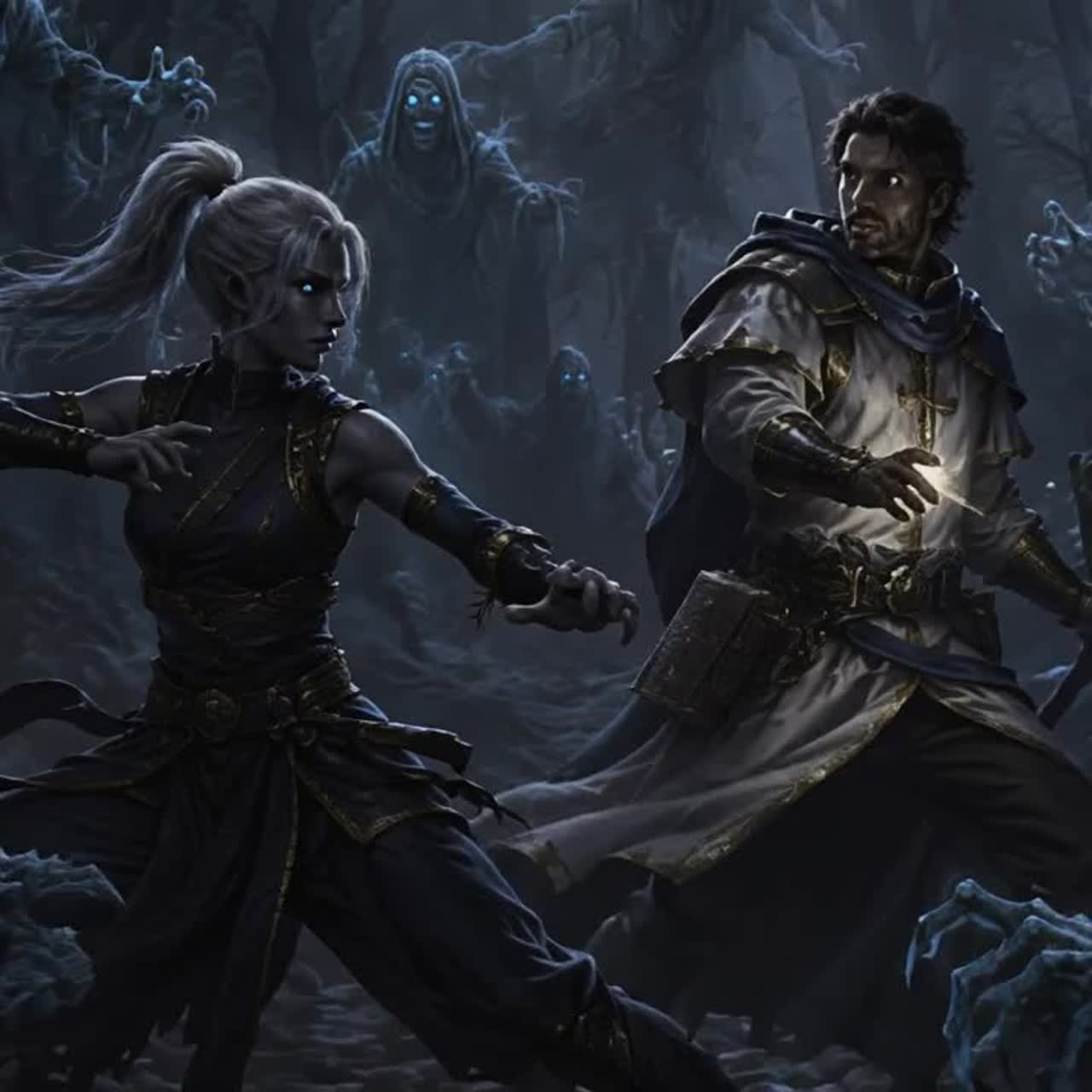 Raven Queen's Hunter D&D Encounter artwork