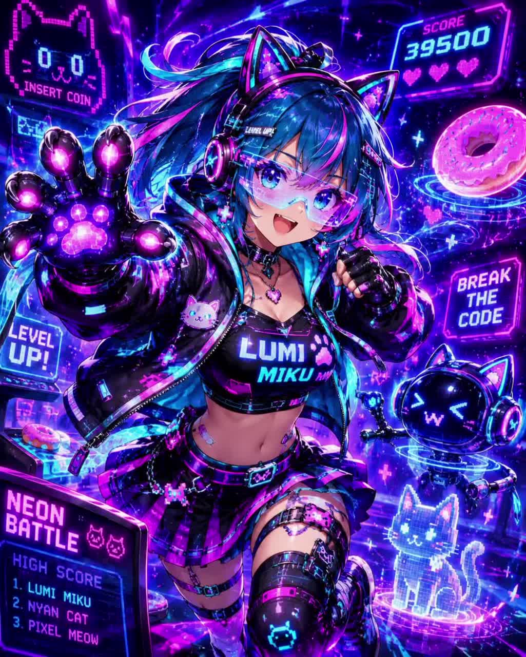 Neon Deep: Lumi's Mix artwork