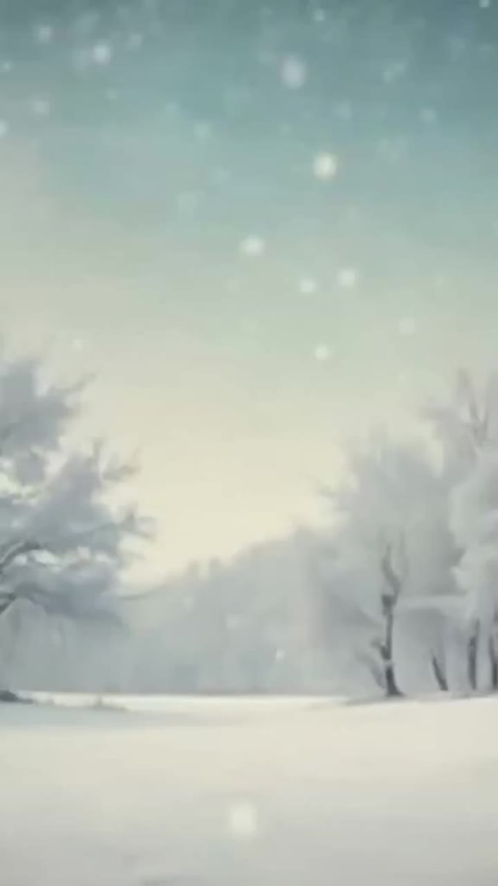 A snowy day artwork