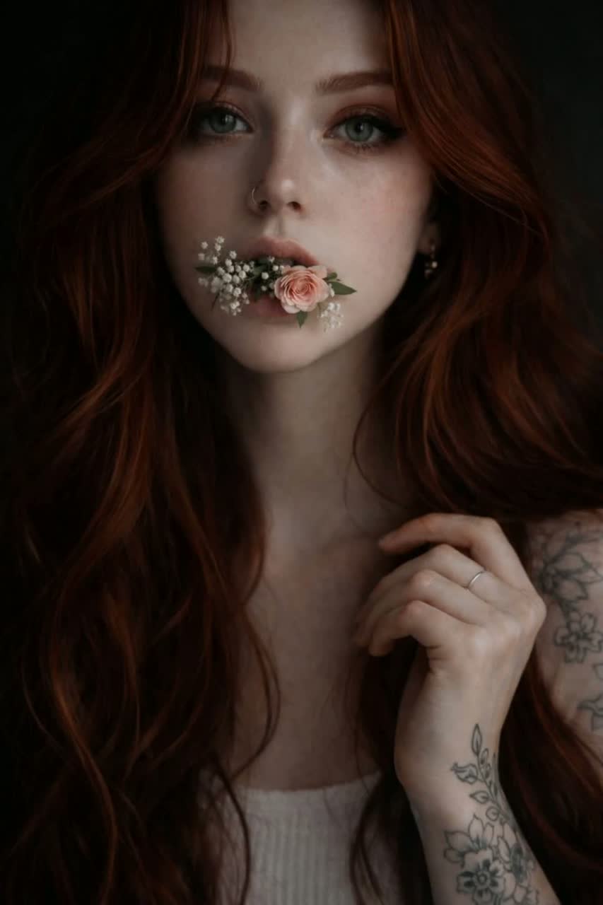Mouth Full of Flowers artwork