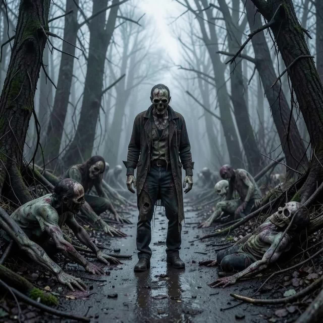 Lane of the Living Dead artwork