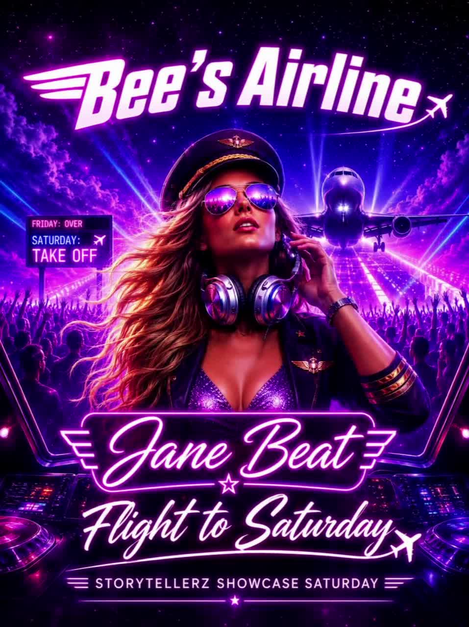 Bee’s Airline – Flight to Saturday artwork