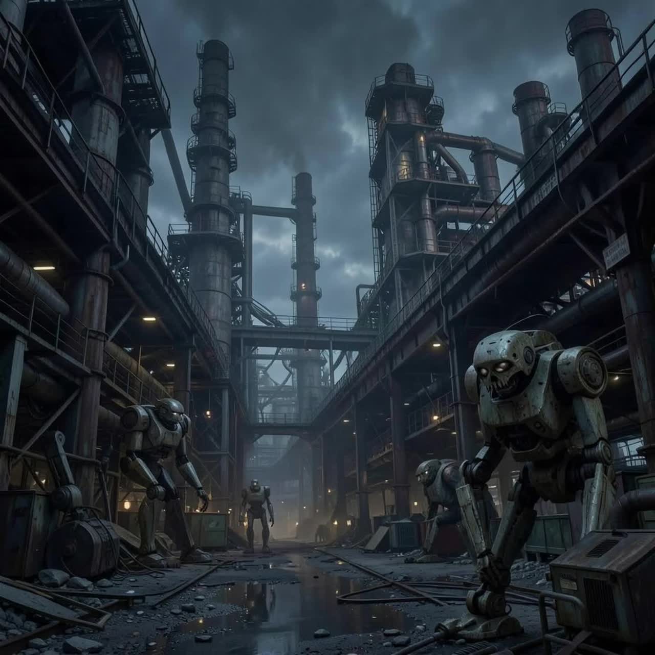 R95 AI - Dark Industrial artwork