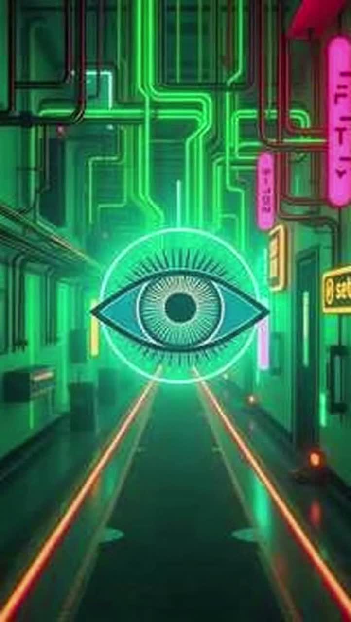 Green-Eyed Circuit (Lumina) artwork