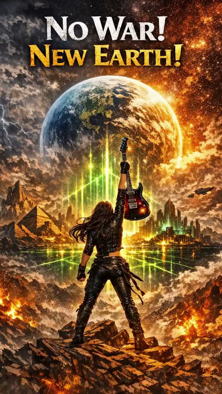 40. NO WAR!  NEW EARTH!! artwork