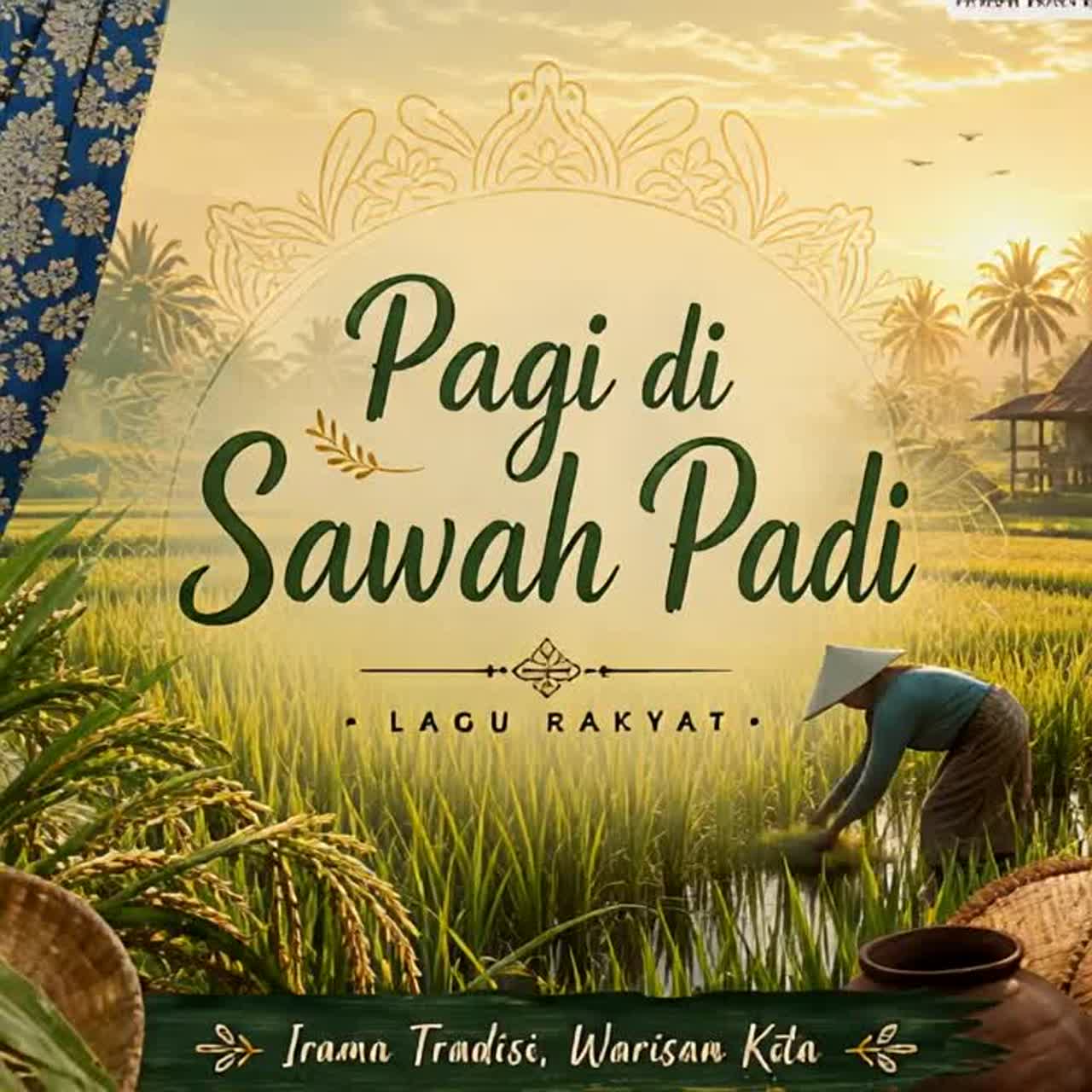 Pagi Di Sawah Padi (Warisan Series) artwork
