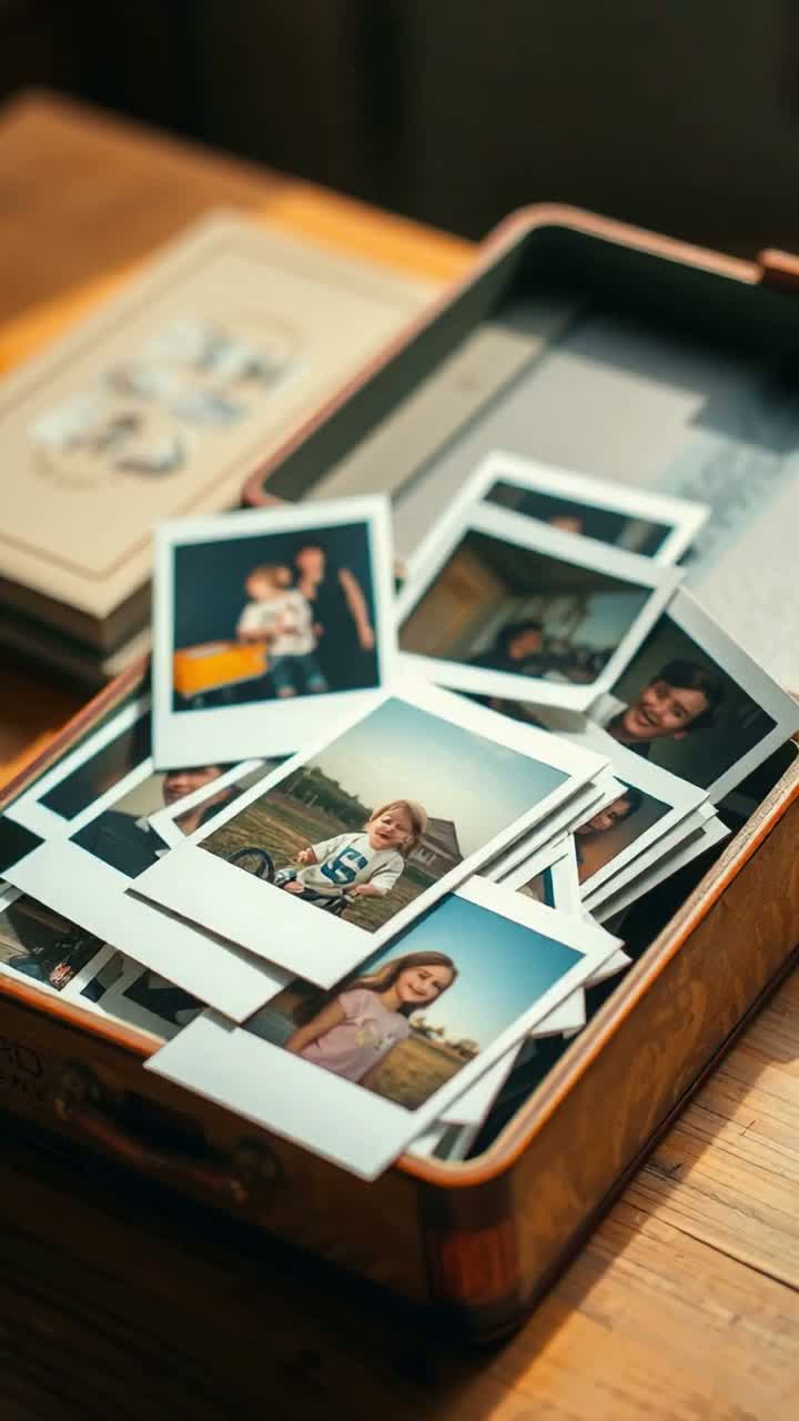 Echoes in Polaroid artwork