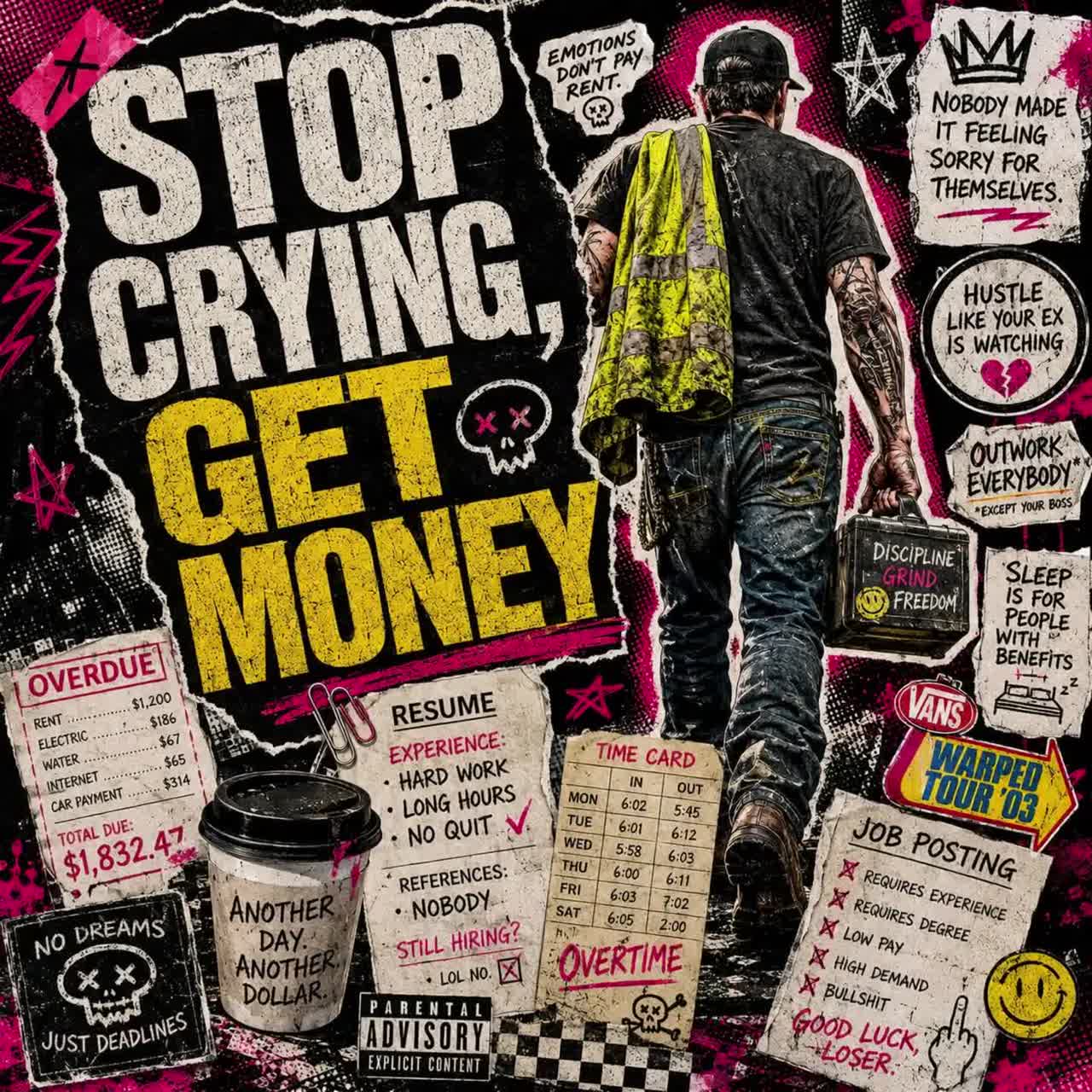 Stop Crying, Get Money artwork