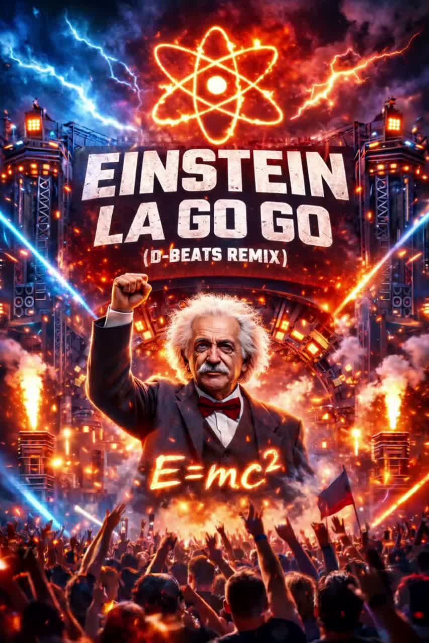 @lamamonka - EINSTEIN LA GO GO ( D-Beats Remix ) Hardstyle Euphoric V 1 artwork