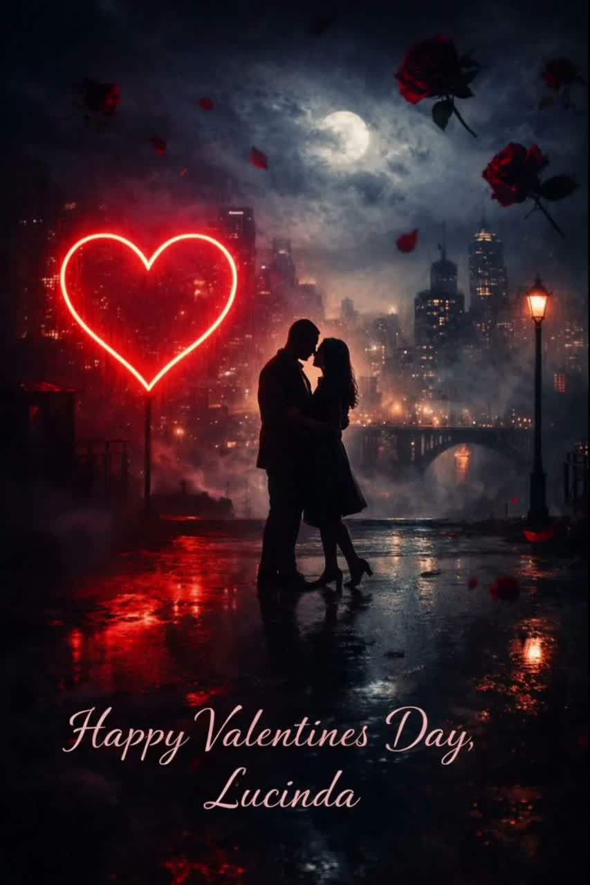 Happy Valentine’s Day My Darling Lucinda artwork