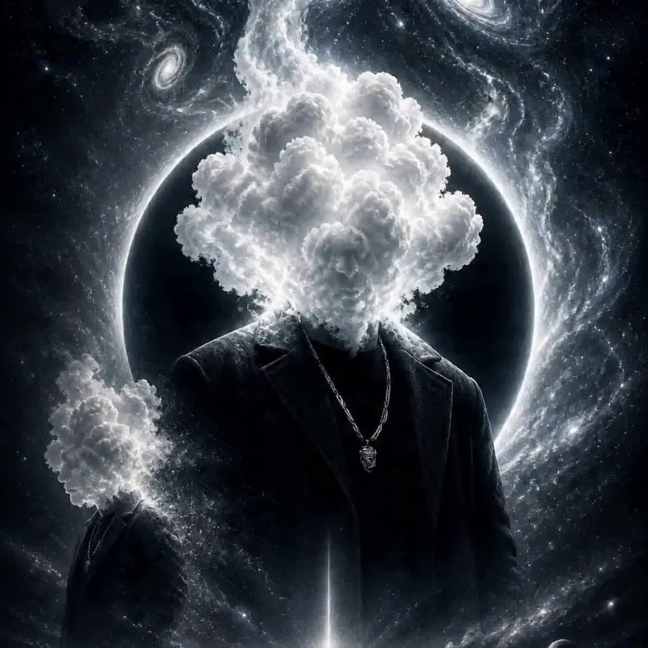 waste these miles 7-DJ spacecloud artwork