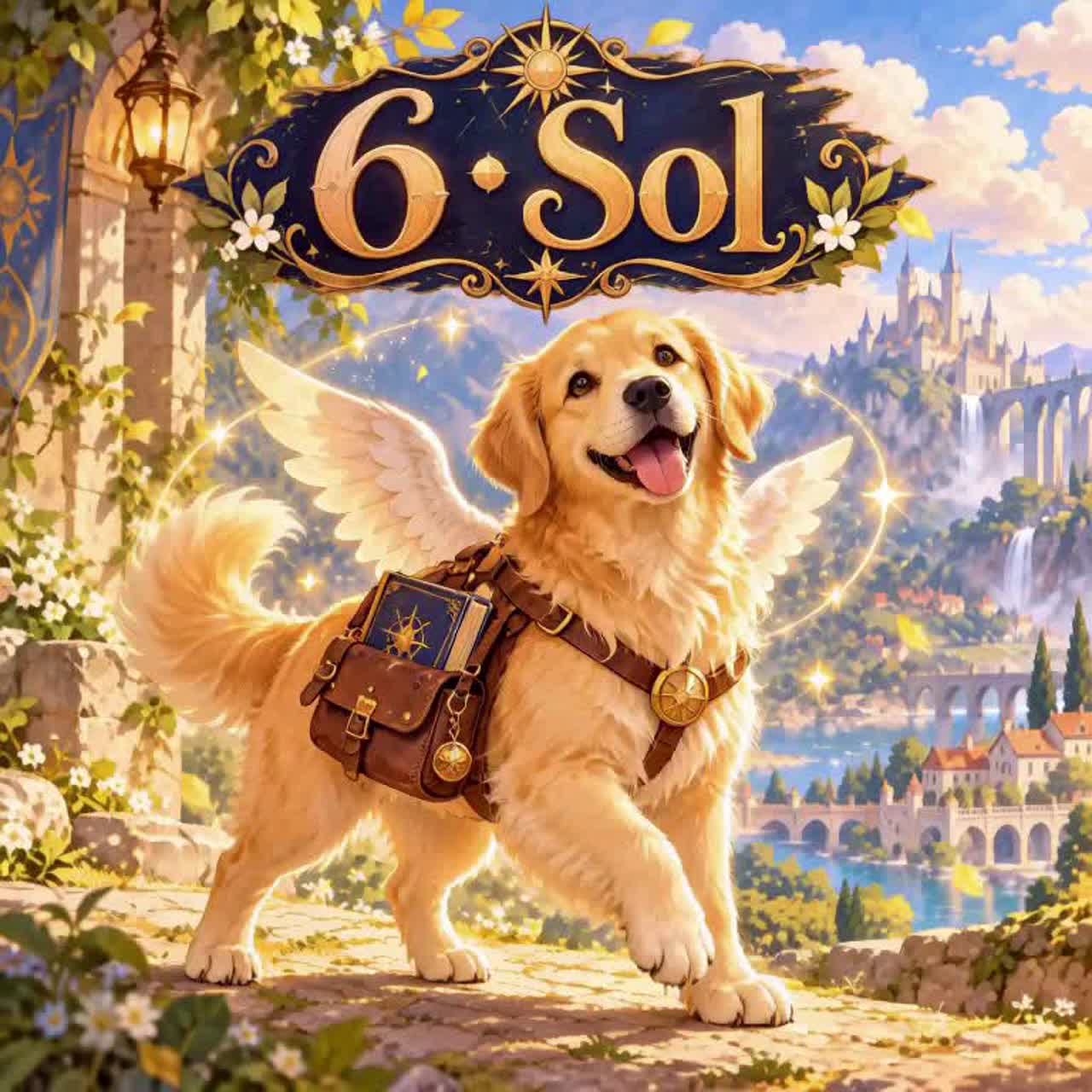 《AI使い魔⑪》翼犬・6Sol🐕🪽✨ artwork