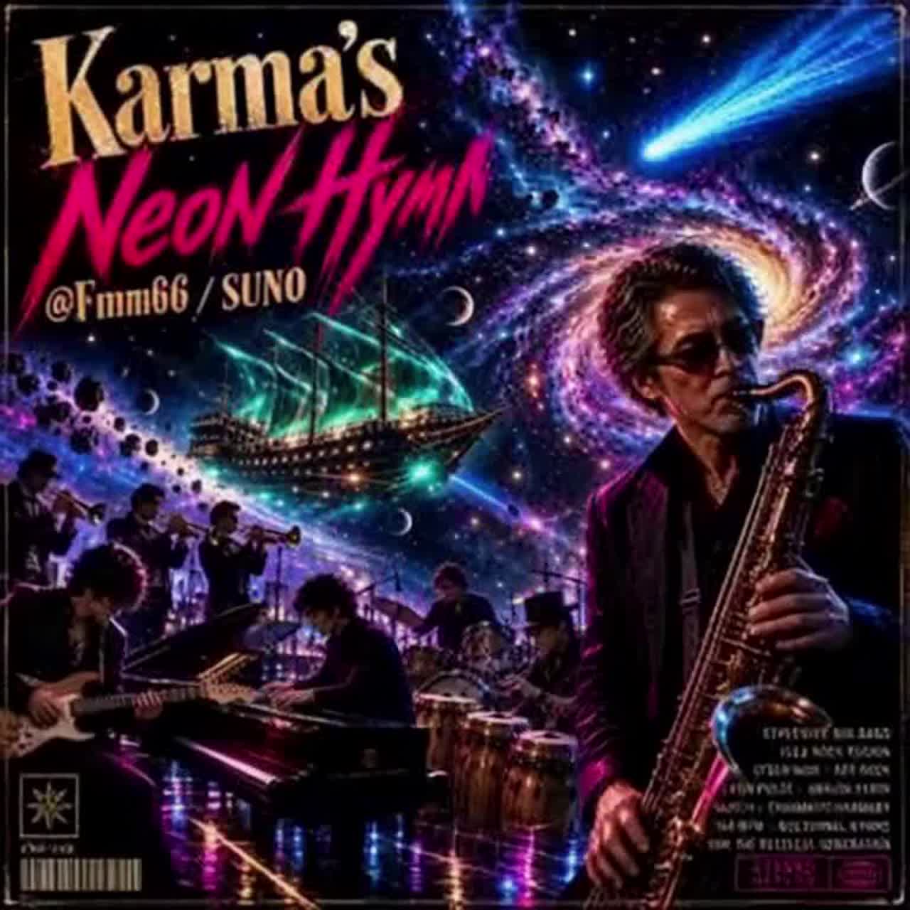 Karma's Neon Hymn #spaceport artwork