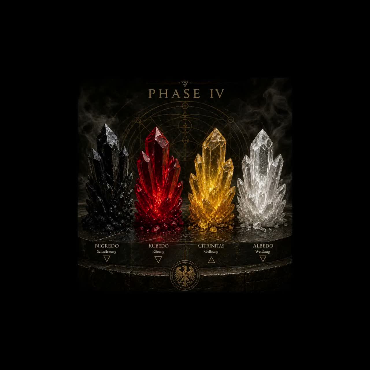 🎤 Phase IV (Nigredo, Albedo, Citrinitas, Rubedo) artwork