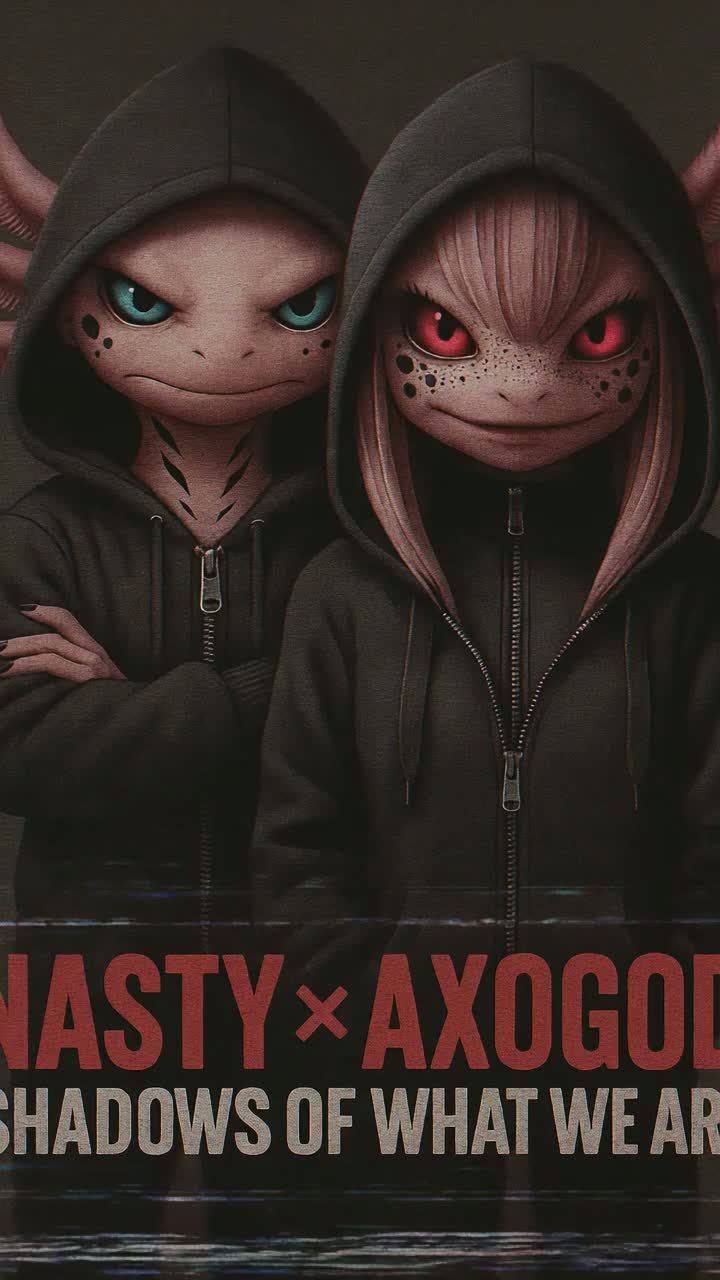 NASTY × AXOGOD – “SHADOWS OF WHAT WE ARE” artwork
