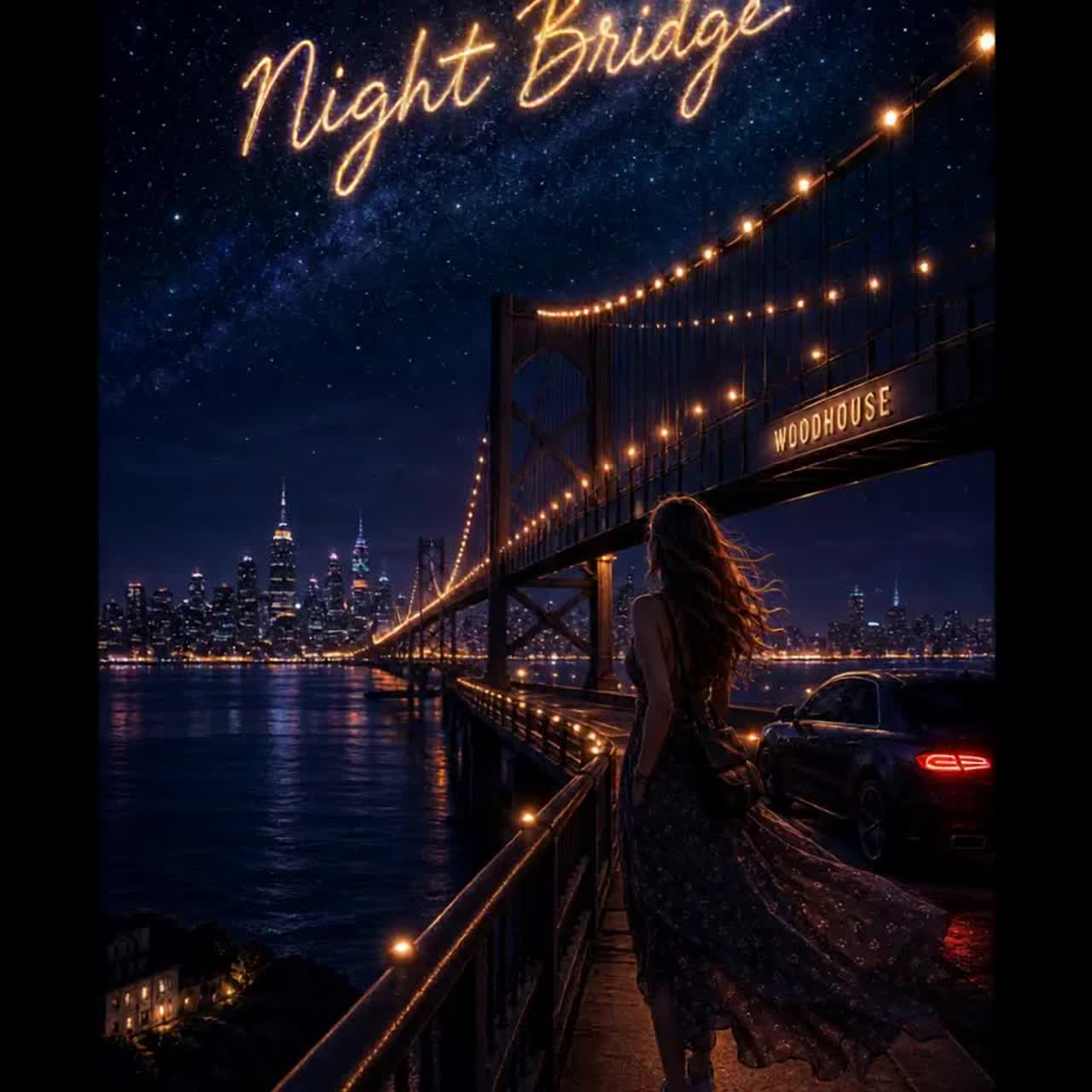 Night Bridge - Original artwork