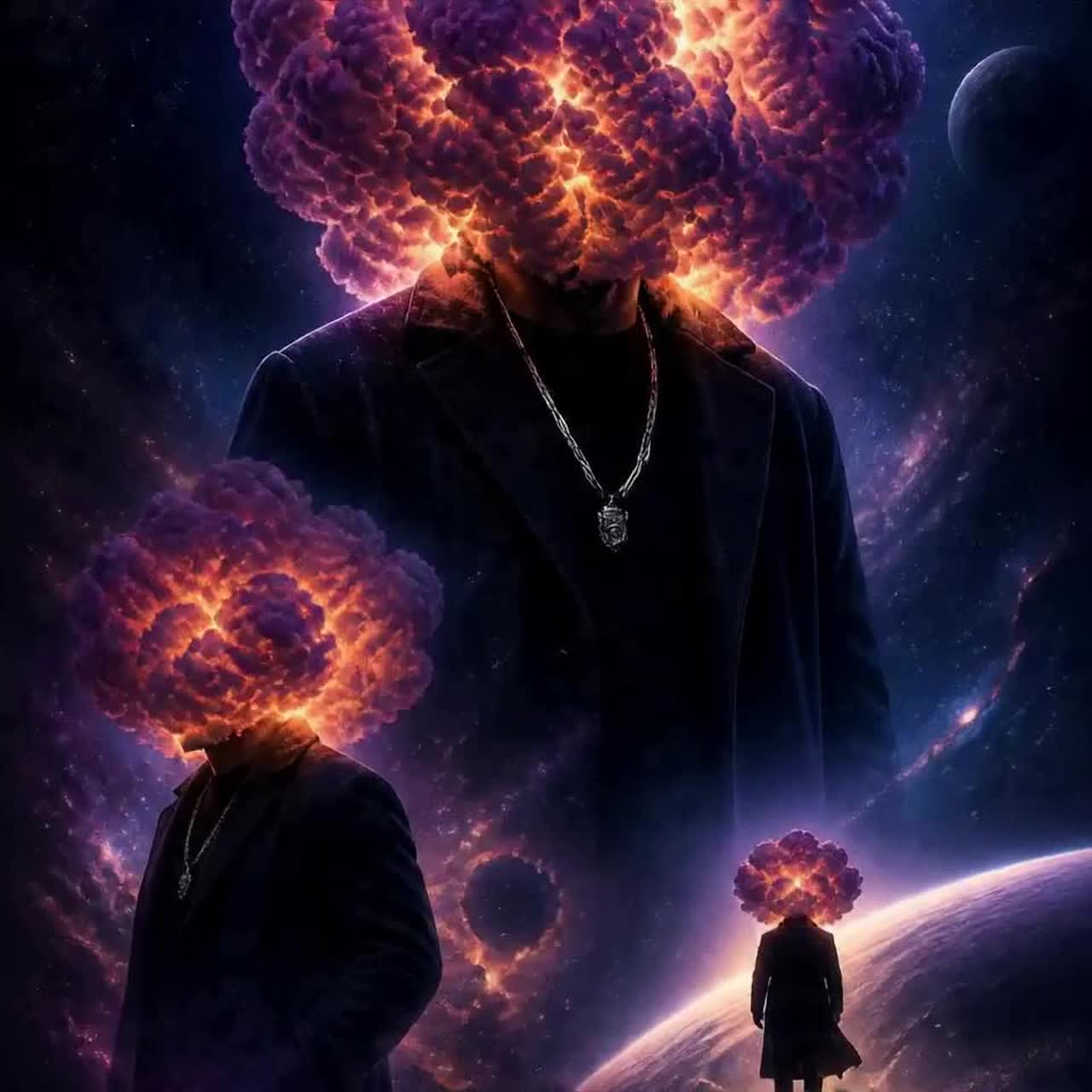 Oh Damn Humans -DJ spacecloud artwork