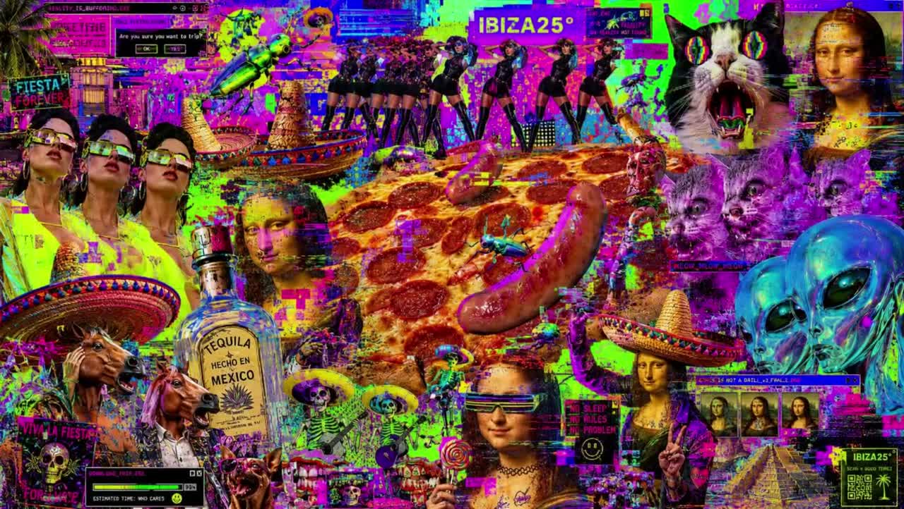 Sausages on My Pepperoni Pizza (Let's get spicy) artwork