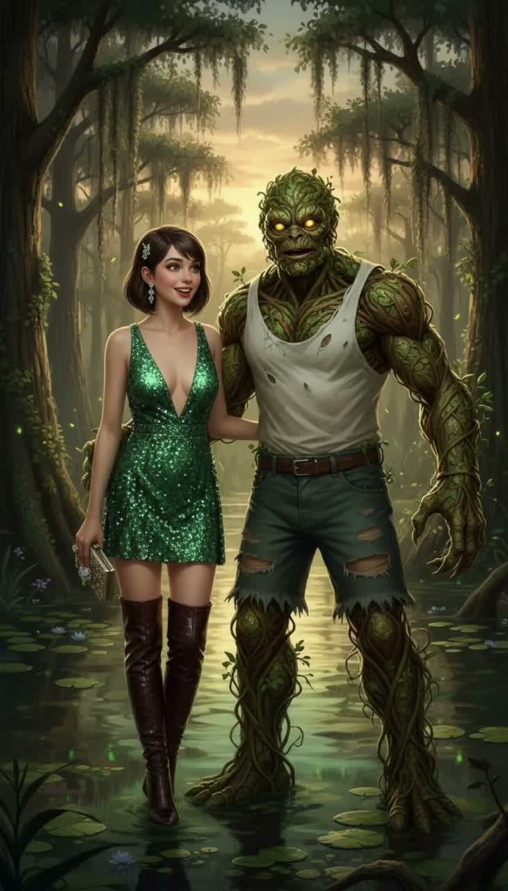 Swamp Thing Bubble artwork