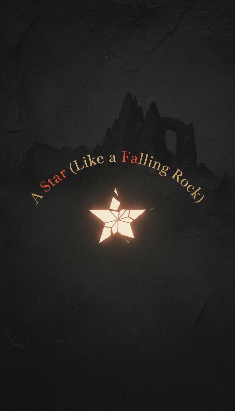 A Star (Like a Falling Rock) artwork
