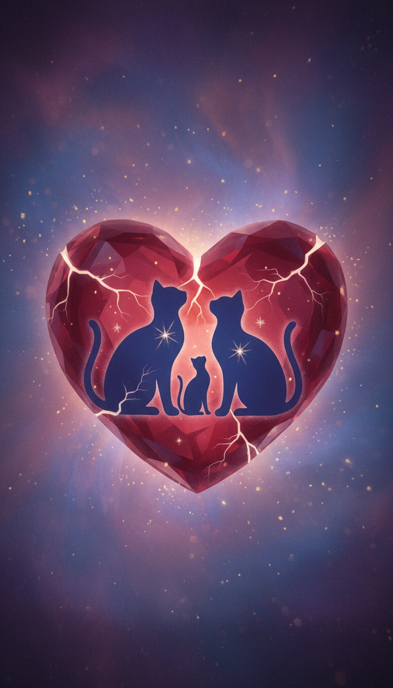 Three Cats Away artwork