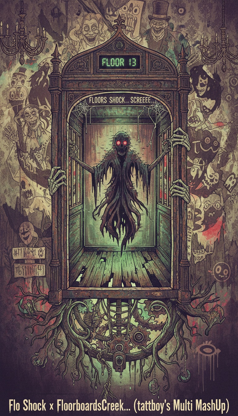 Haunted House x Elevator (Flo Shock x FloorboardsCreak… (tattboy's Multi MashUp) artwork
