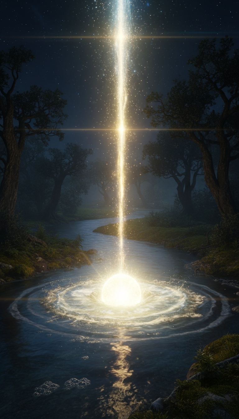 The Inception of a Falling Star artwork