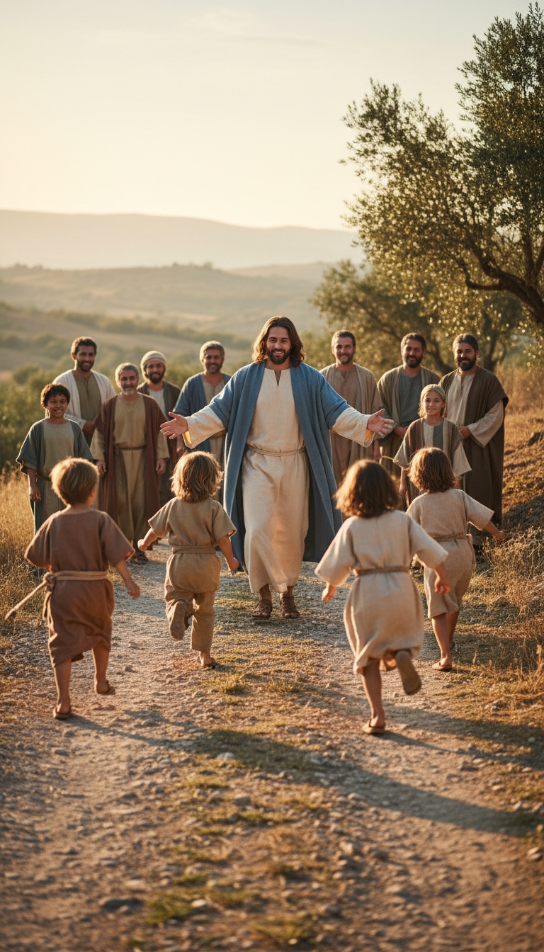 Jesus and the Children artwork