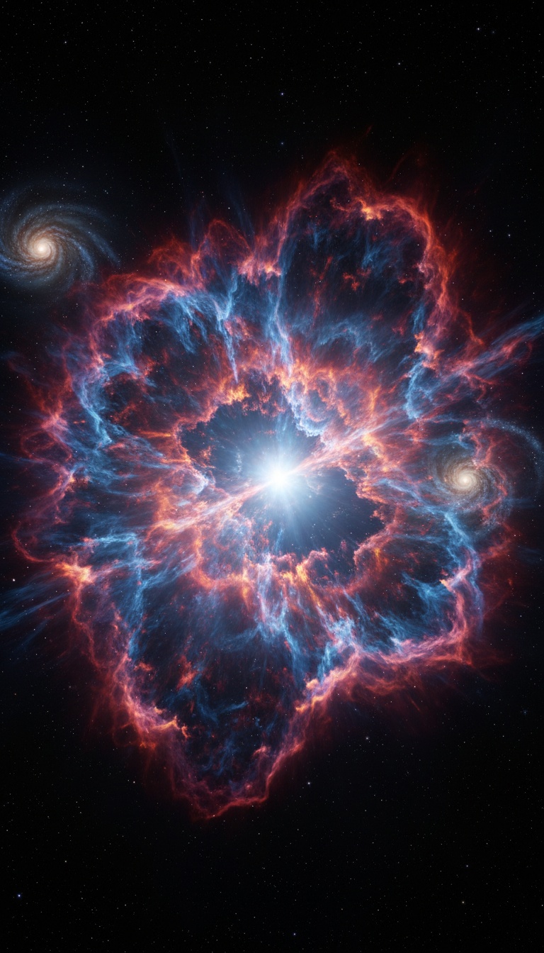 Like a supernova artwork