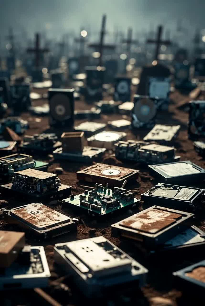 Graveyard in My Hard Drive artwork