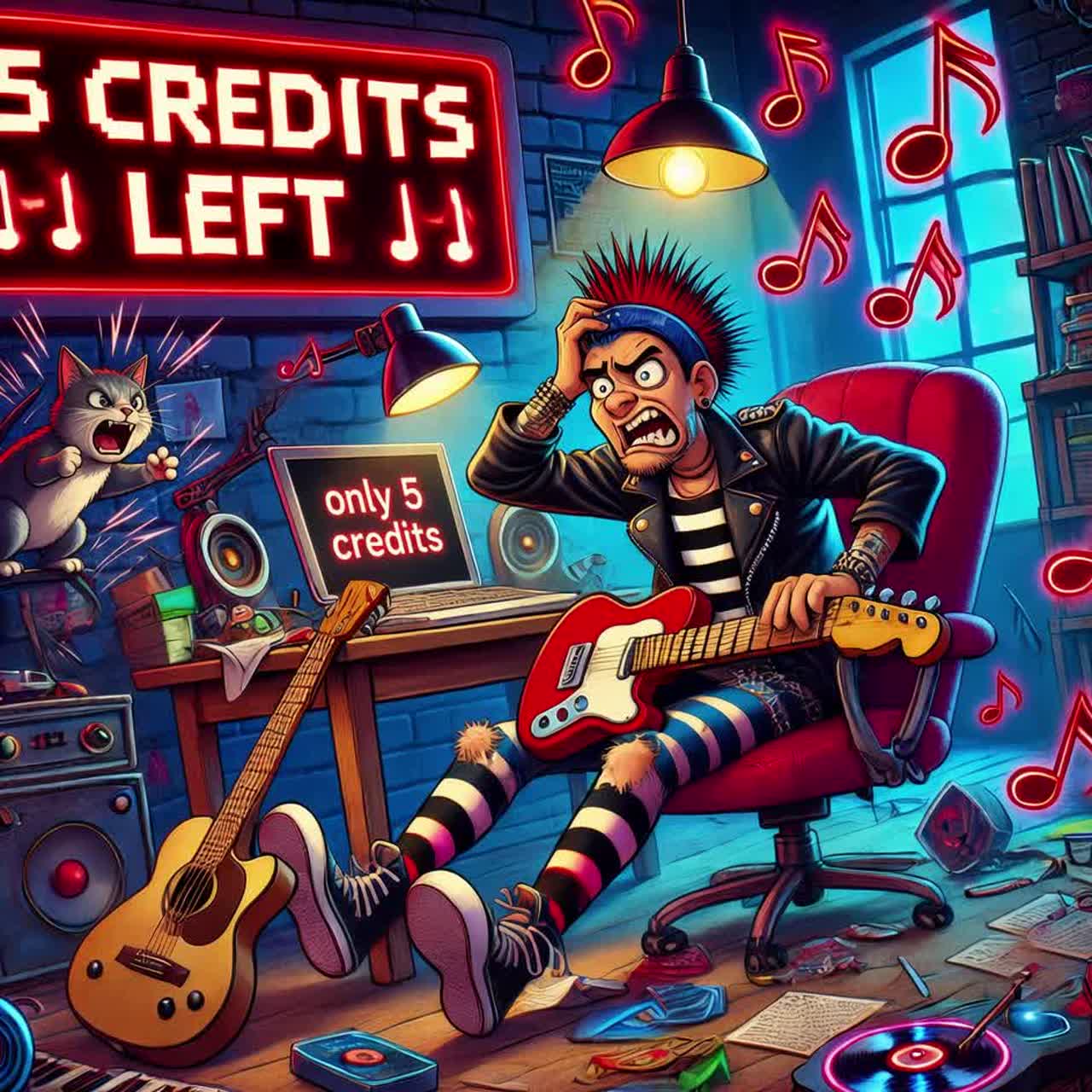 Only 5 credits v6 artwork
