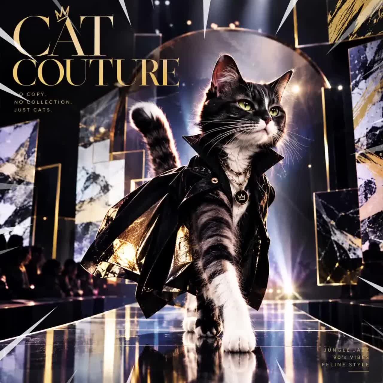 CAT COUTURE #おされさんめ #じゃんぐる村 artwork
