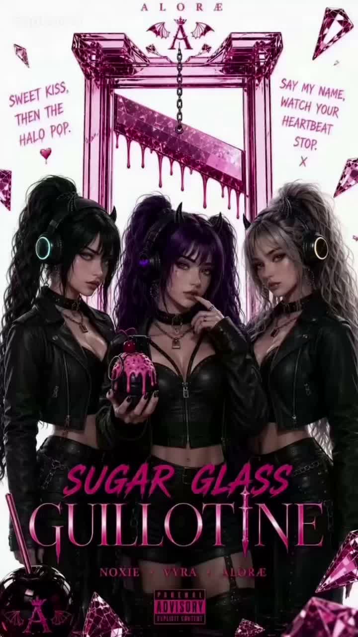 ALORÆ // SUGAR GLASS GUILLOTINE artwork