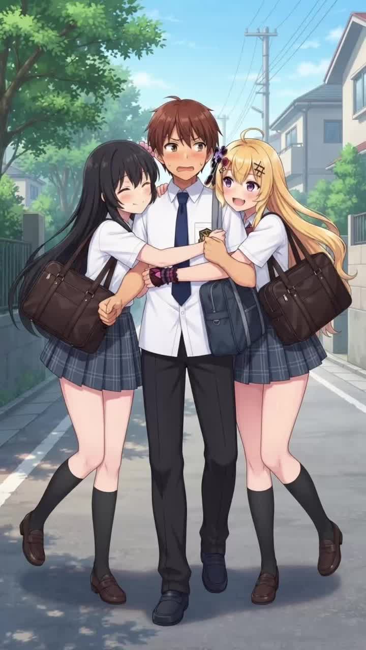 【ネコにゃーシリーズ】両手に華のモテ期崩壊！？ 〜ご主人様争奪戦と平和な日常の代償〜 その2 （yy電波ですか？イメージ） artwork