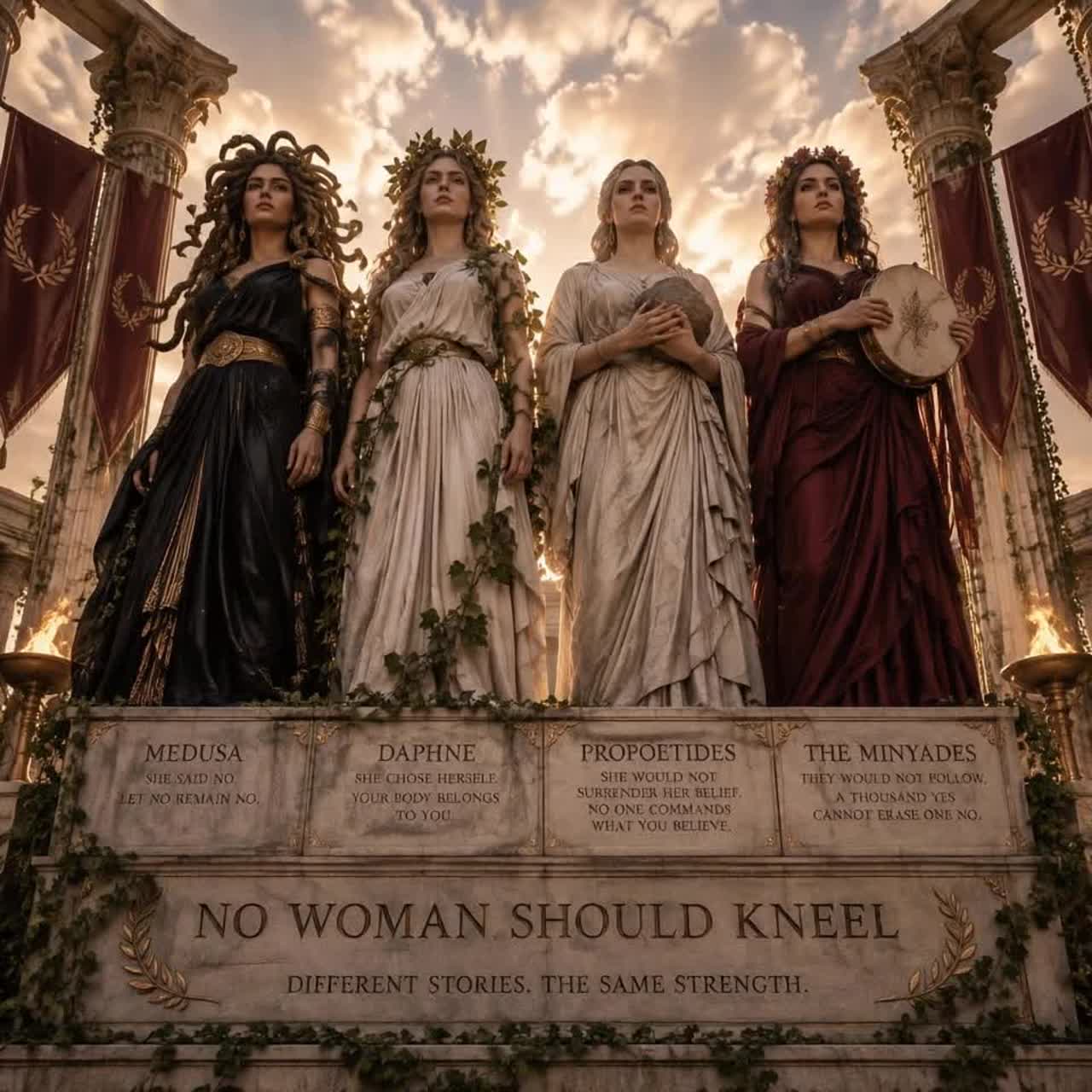 [Challlenge: RD 7] No Woman should kneel - ByDOT🔥 artwork