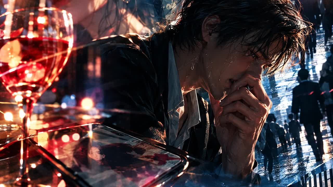 冷や汗と震える指 artwork