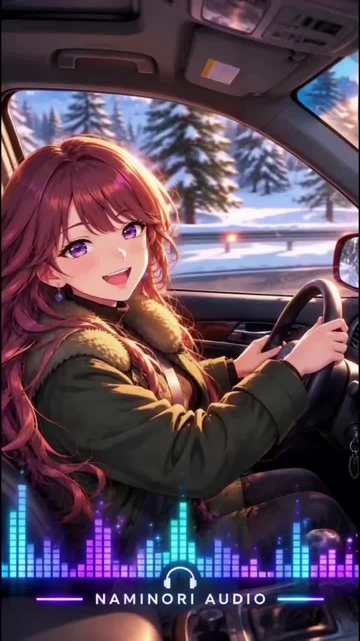 (Snowy Mountain 🚗 Drive ❄️🏔️ Jazz Ver.) Winter Breeze Again ～✨ Snowy Mountain Drive～ 🎹 artwork
