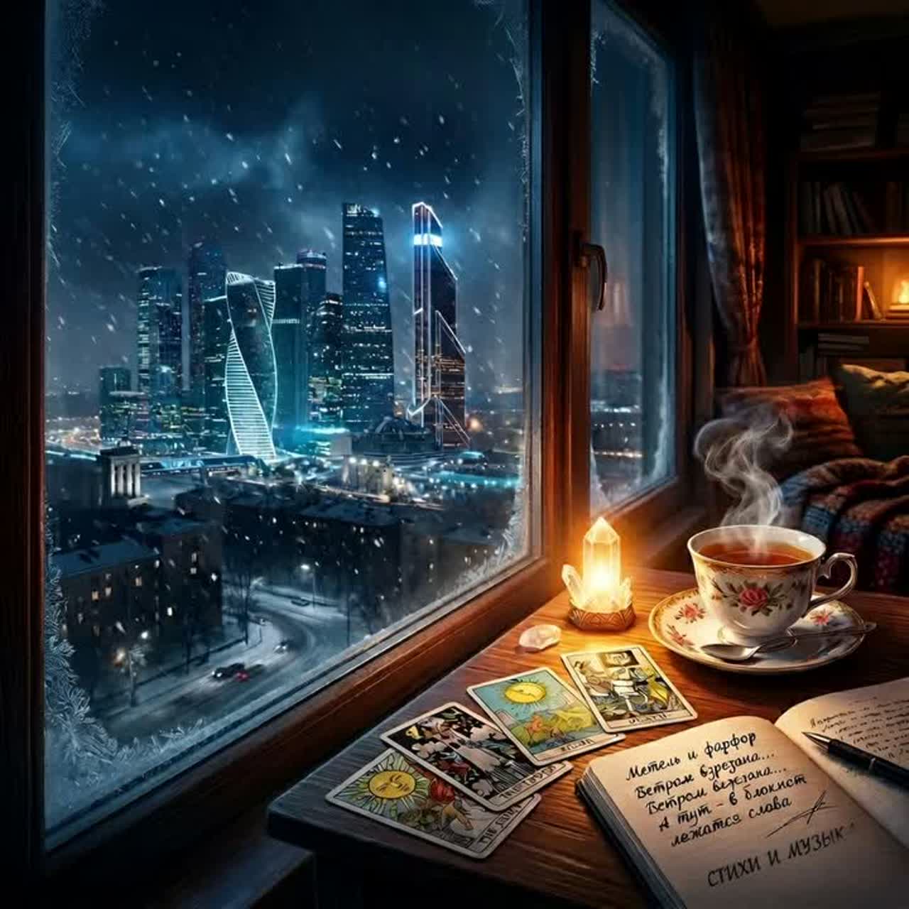 Метель и фарфор artwork