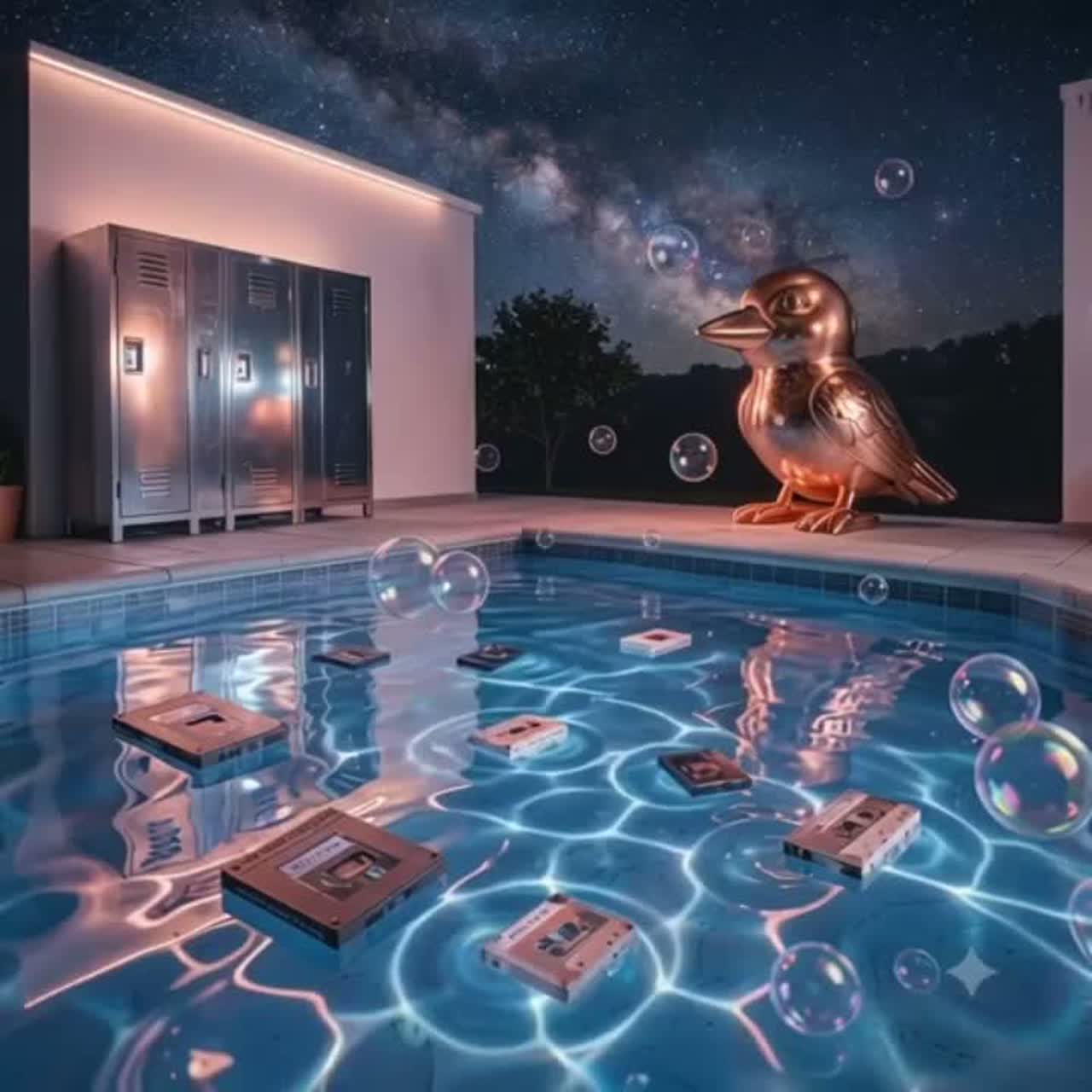 EDM Copper Bird artwork