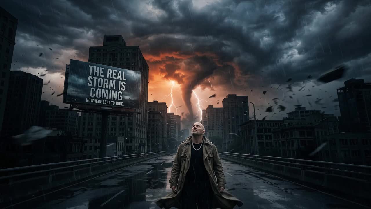 The real storm is coming artwork