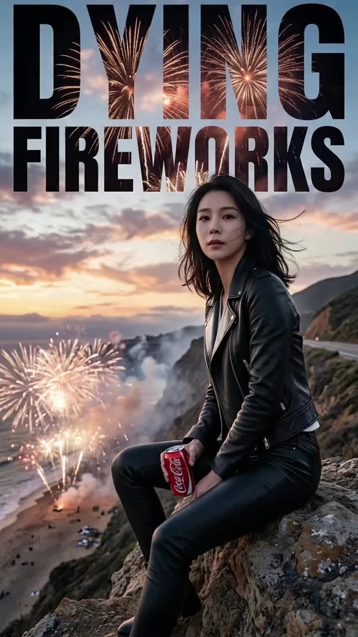 Dying Fireworks（消散的烟花） artwork